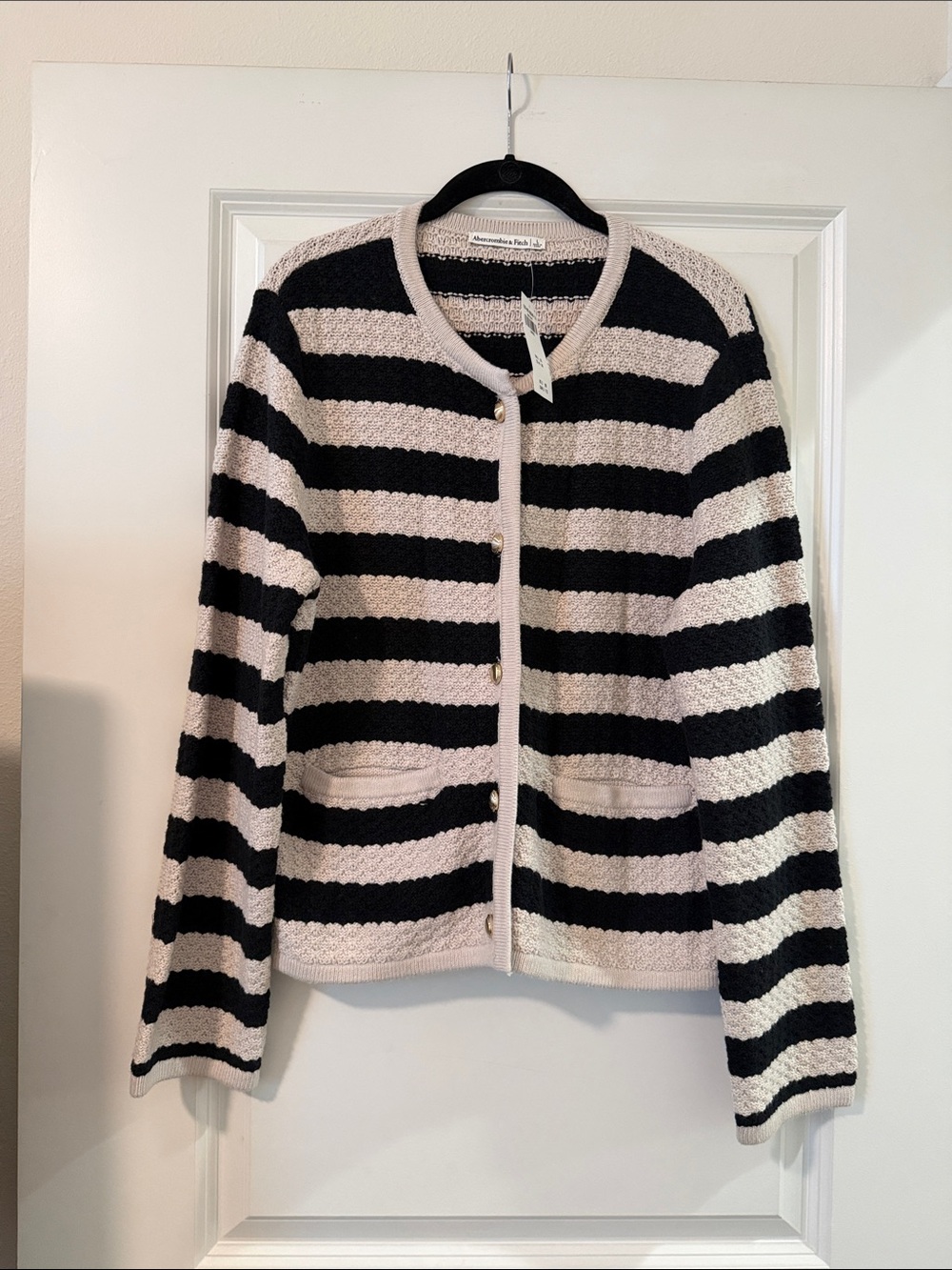 Abercrombie & Fitch Striped Cardigan